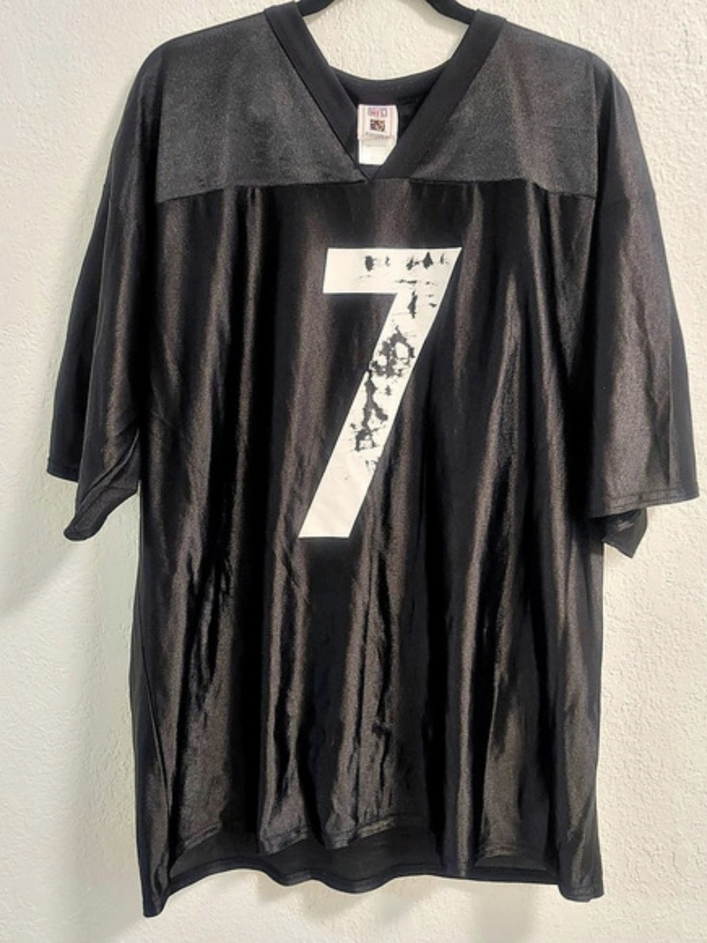NFL Players Pittsburgh Y2k  Steelers #7 jersey Black & White XL Like New